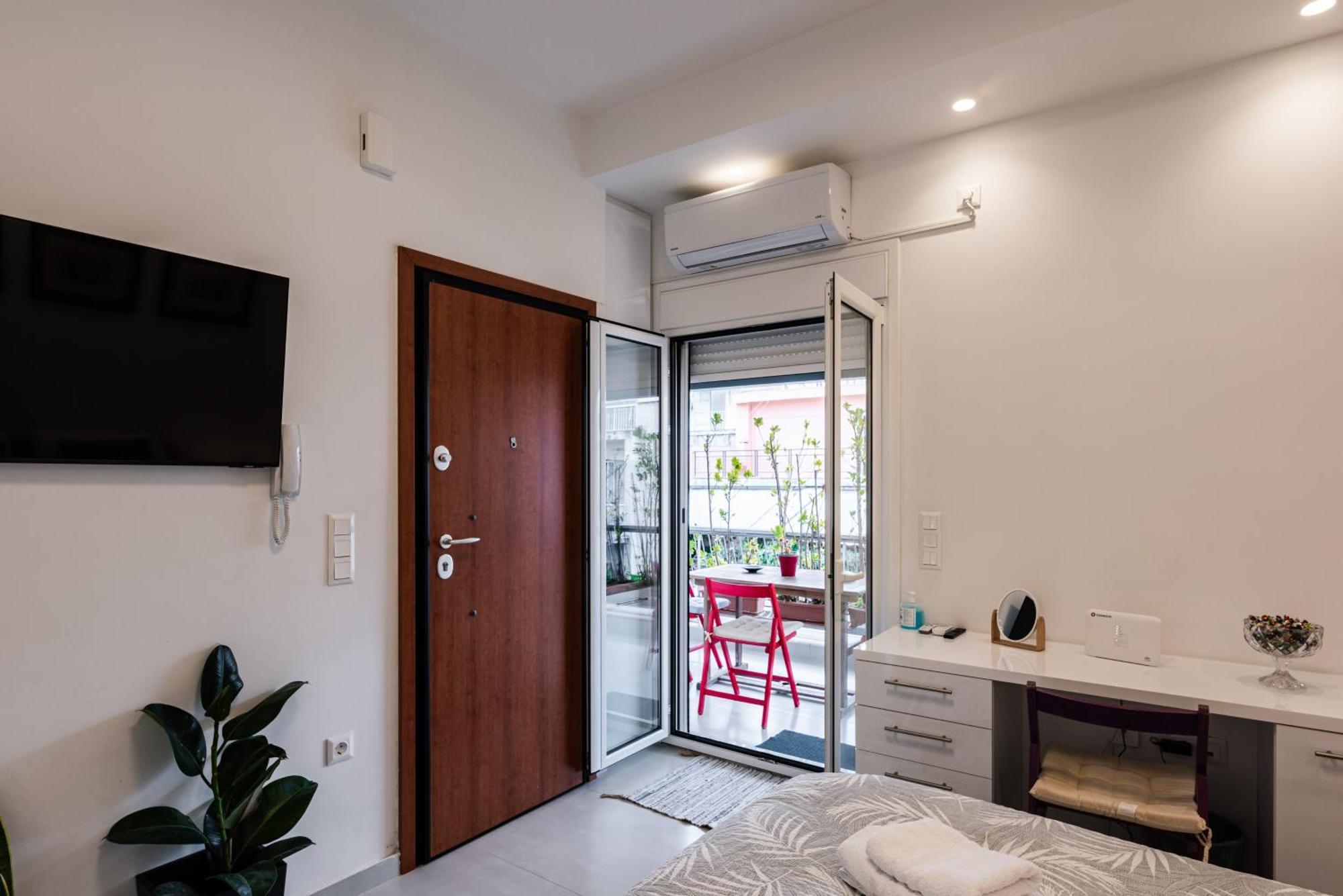 Modern Studio Apartment B أثينا المظهر الخارجي الصورة